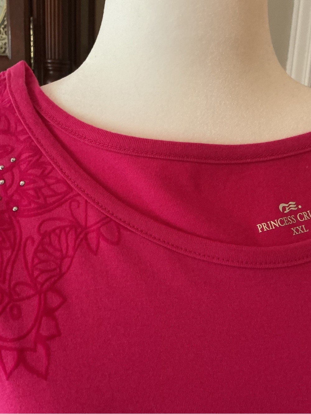 Pink Embellished Women's 100% Cotton Dress from Princess Cruises